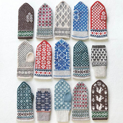 Knit Latvian Mittens (Ishakawa)