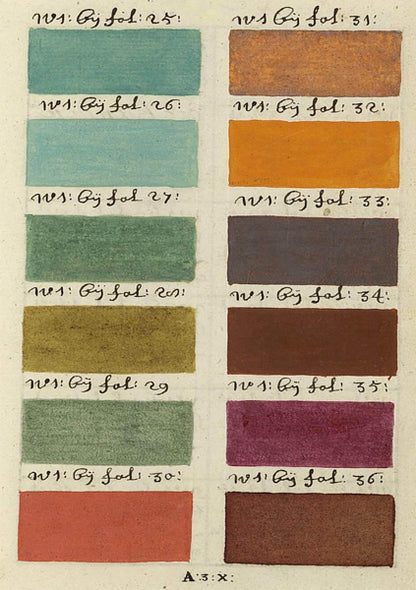 Old Colour Chart (m. konvolutt)