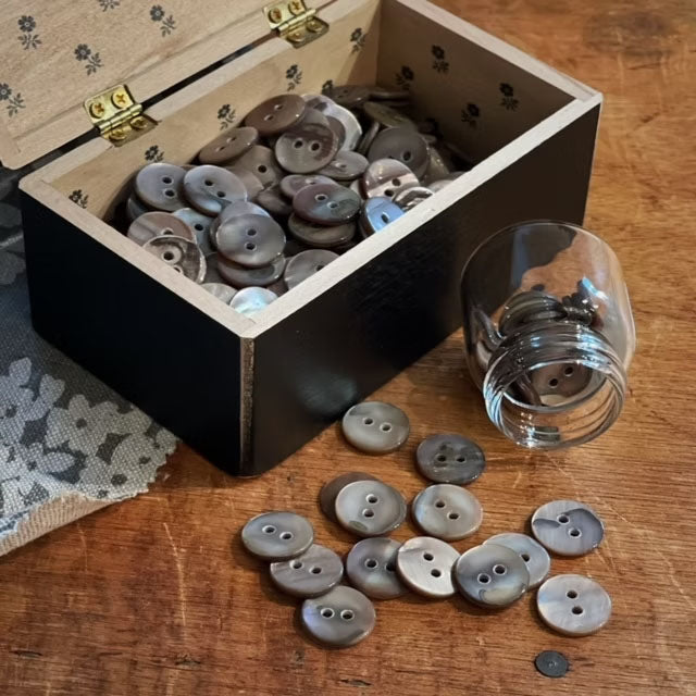 Perlemorknapper 30 stk