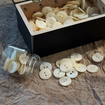 Perlemorknapper 30 stk
