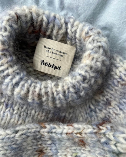 PetiteKnit Merkelapp "Made by someone who loves me"