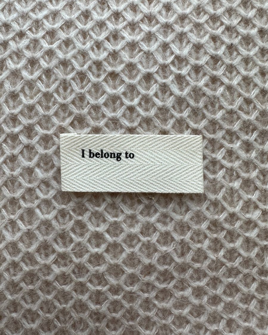 PetiteKnit Merkelapp "I belong to.."