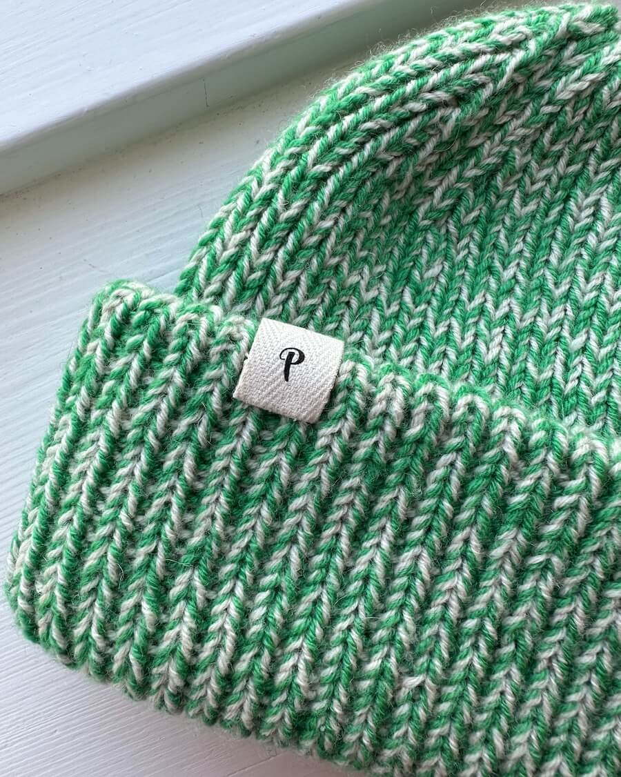 PetiteKnit Merkelapp folded liten