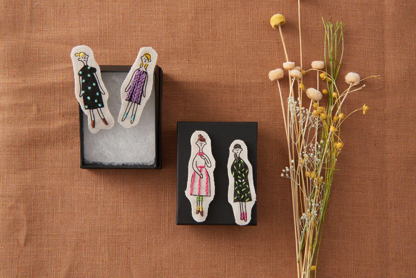 100 Ladies minisett (m. broderitråd)