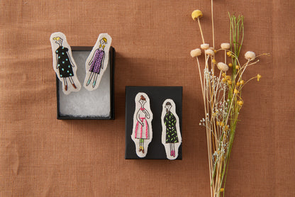 100 Ladies minisett (m. broderitråd)