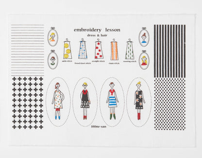 100 Ladies charms (m. broderitråd/fyll)