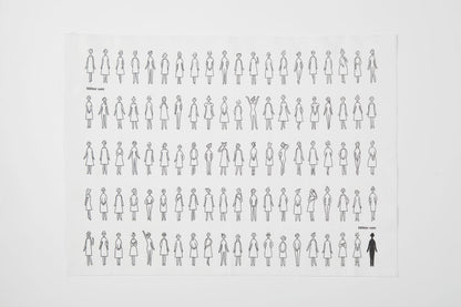 100 Ladies brodérstoff med trykk