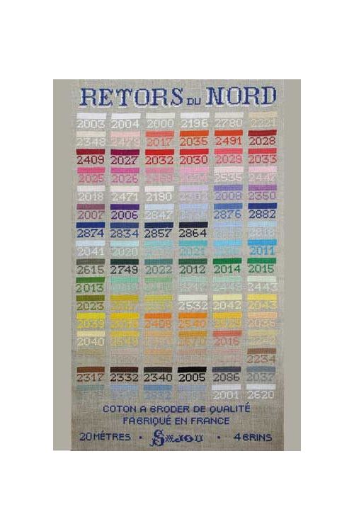 Maison Sajou Retors du Nord fullt fargesett