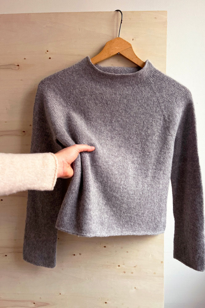 Lun Lenibluse til dame i Lun Merino*