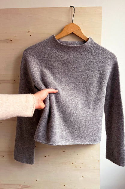 Lun Lenibluse til dame i Lun Merino*