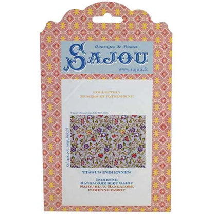 Indienne Bangalore Sajou Blue (broderimønster)