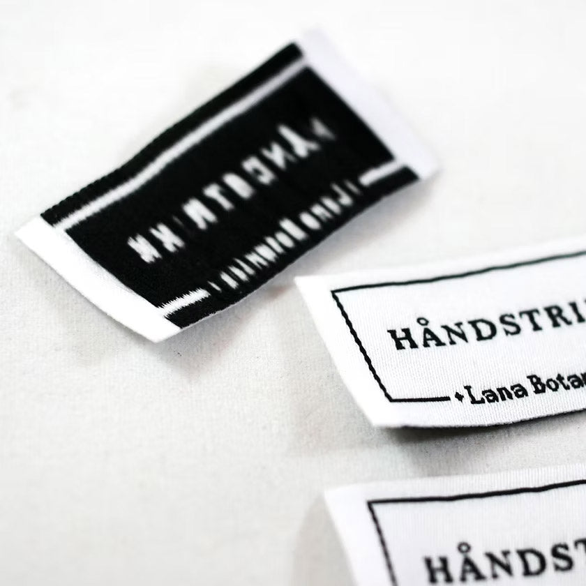 Merkelapper "Håndstrikk" 3 stk