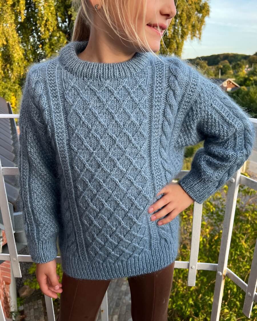 PetiteKnit Moby Sweater 7-14 år