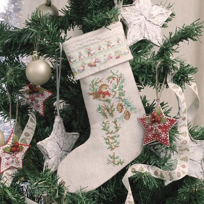 Histoire de Noël No 1 (julemotiver) broderimønster