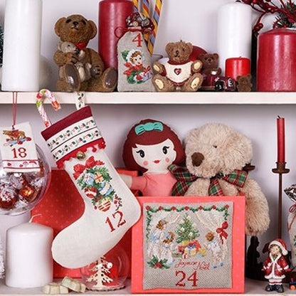 Le Calendrier de l’Avent No 1 (adventskalender) broderimønster