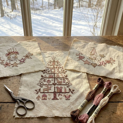Histoire de Noël No 2 (julemotiver) broderimønster