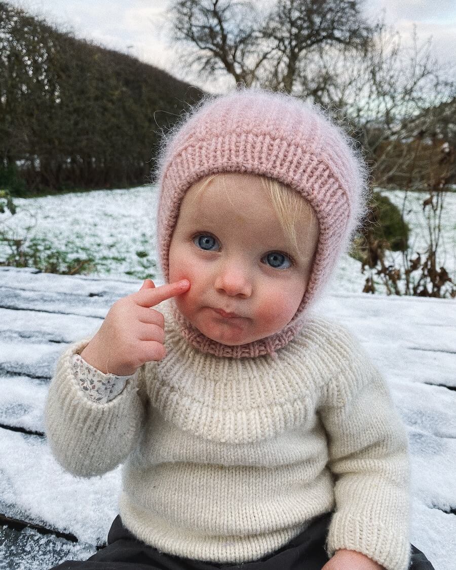 PetiteKnit November Balaclava 0-7 år