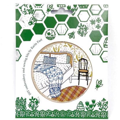 Cream Tea and Lace - Rolig soverom (broderisett)
