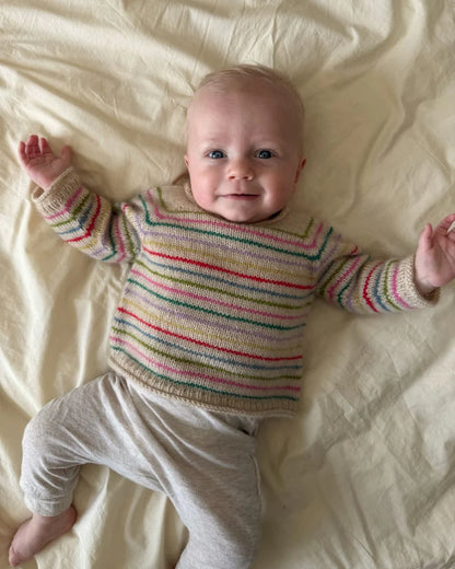 PetiteKnit Frankie Sweater 0-12 mnd
