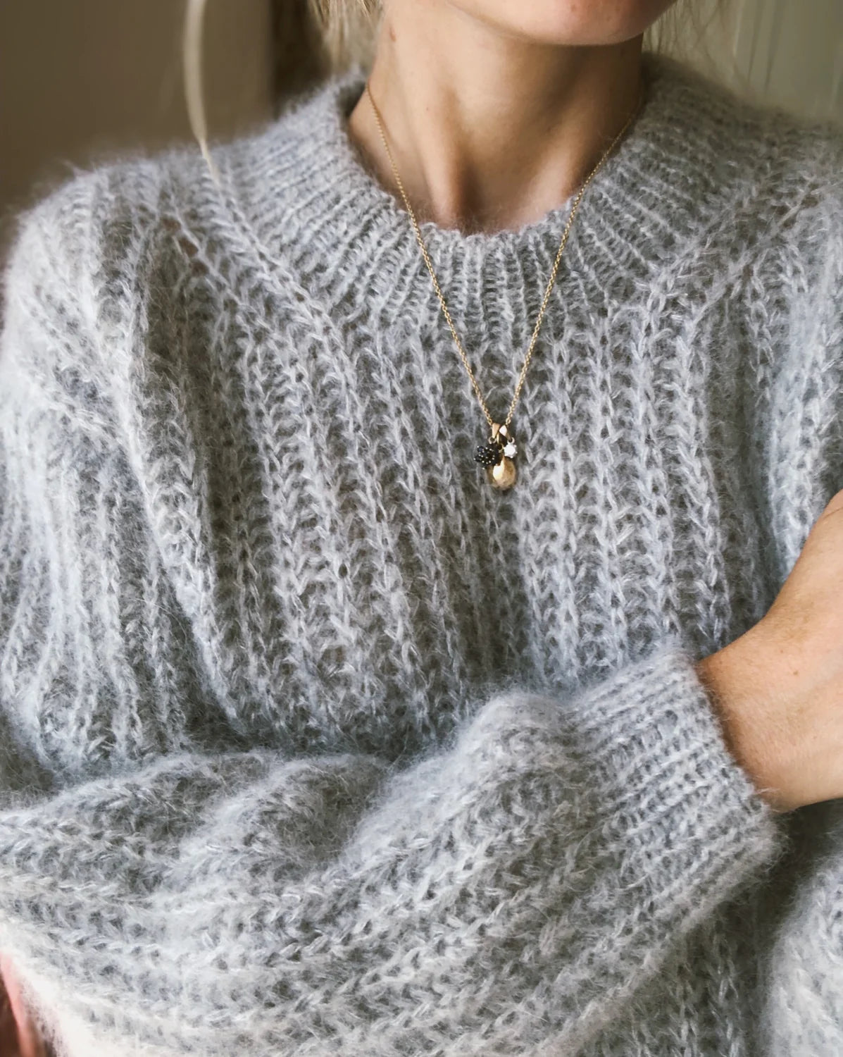 PetiteKnit September Sweater dame