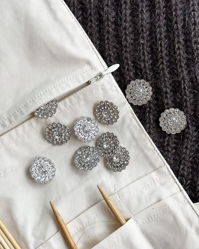 PetiteKnit glitrende knapper