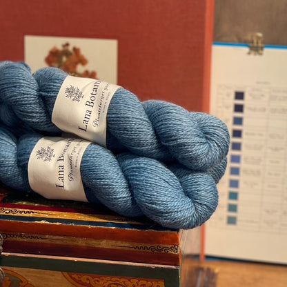 Plantefarget garn: Gotlandsull / Corriedale 50 g