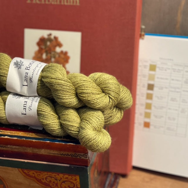 Plantefarget garn: Gotlandsull / Corriedale 50 g