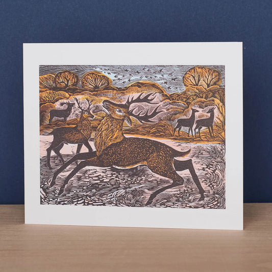 Red Knepp Deer (Kort m. konvolutt)