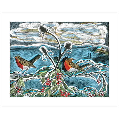 Robins and Teasels (Kort m. konvolutt)