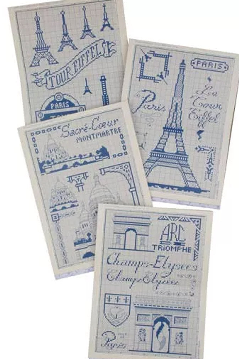 Maison Sajou broderimønstre rød serie