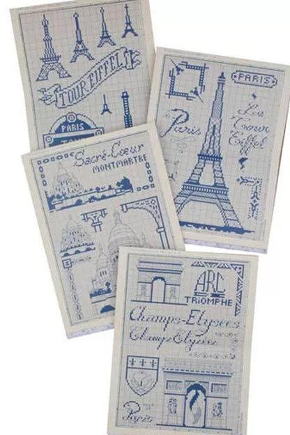 Maison Sajou broderimønstre rød serie
