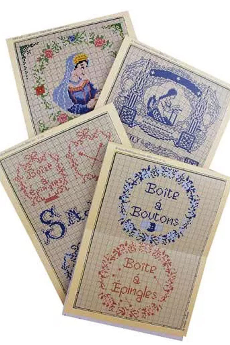 Maison Sajou broderimønstre rød serie