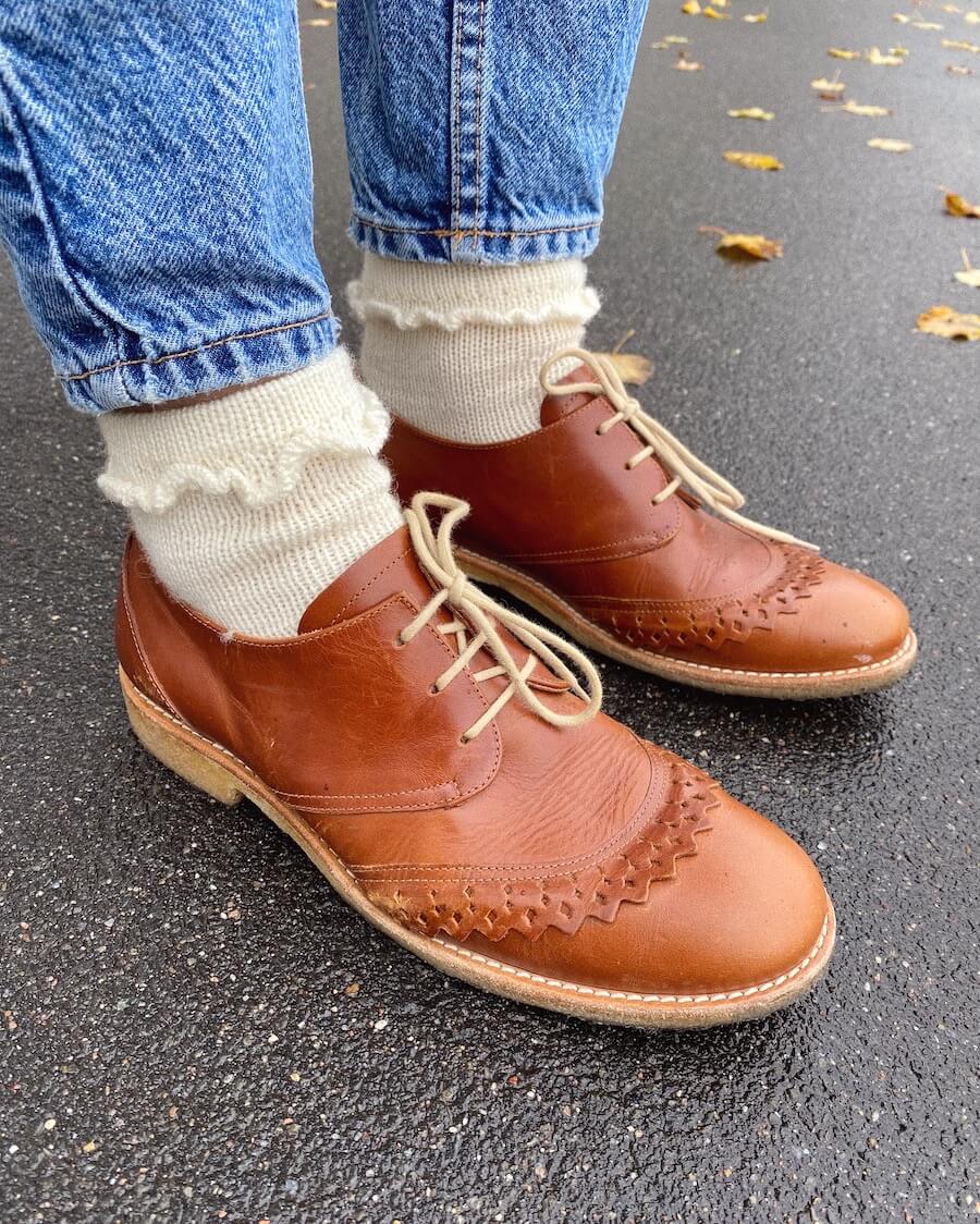 PetiteKnit Ruffle Socks 35-44