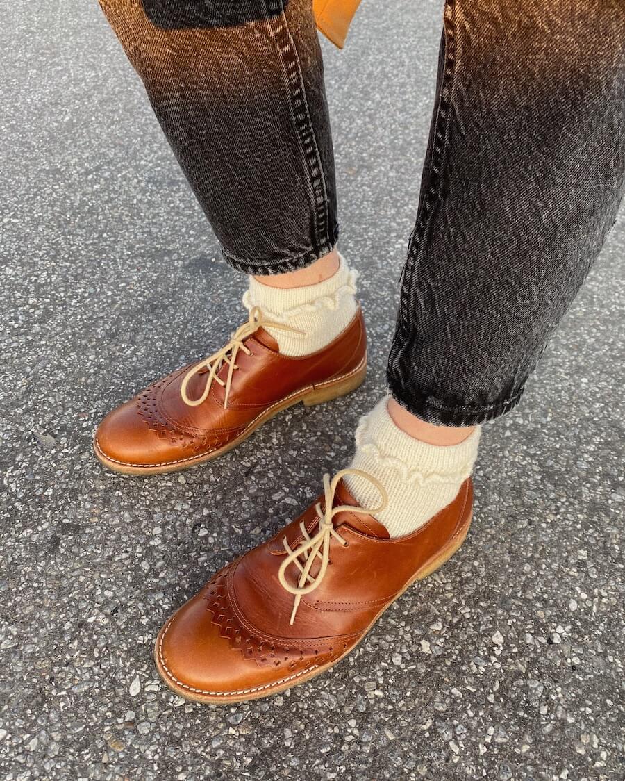 PetiteKnit Ruffle Socks 35-44
