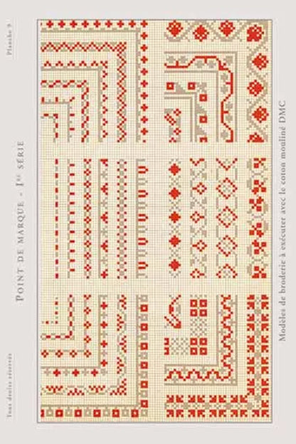 Maison Sajou & DMC historiske broderimønstre