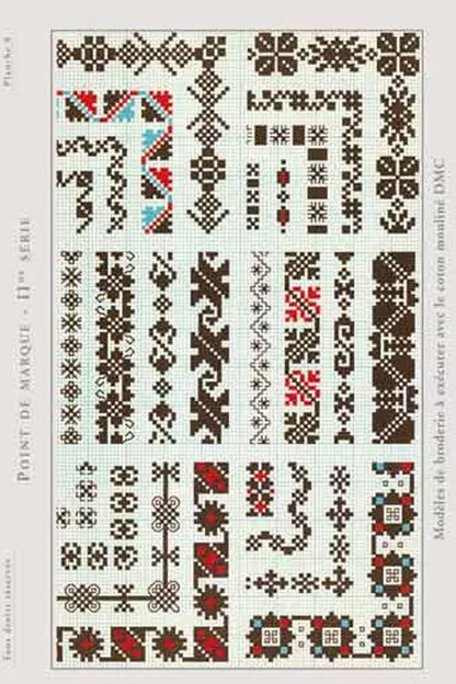 Maison Sajou & DMC historiske broderimønstre