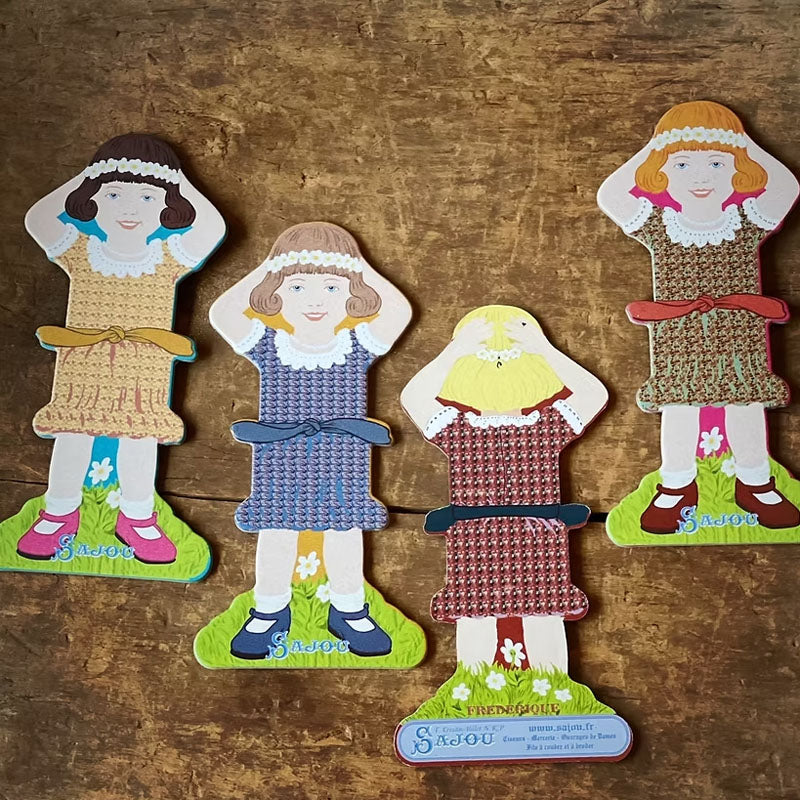 Maison Sajou Little Girls trådkort