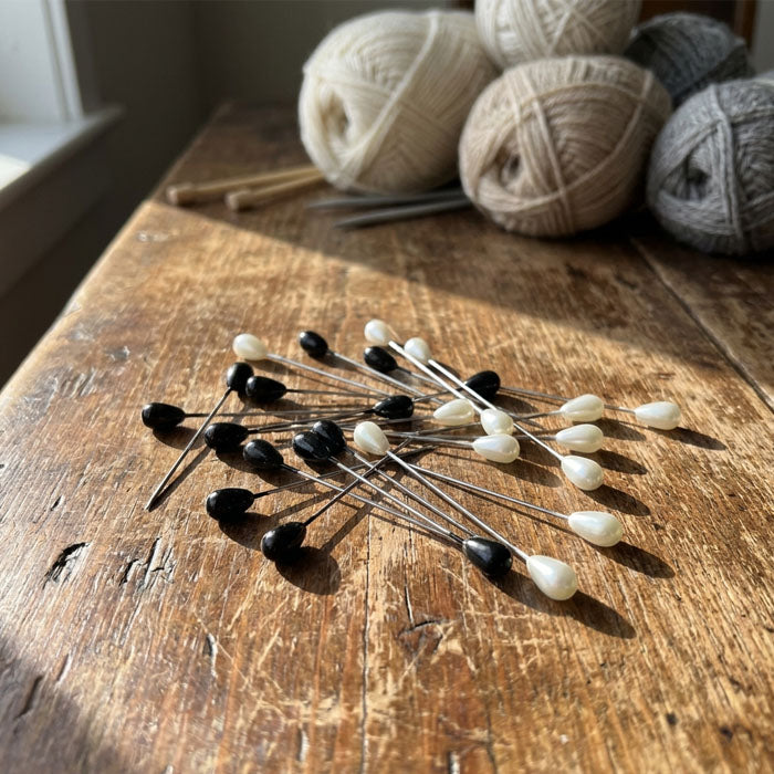 SeeKnit Knappenåler 10 stk perle
