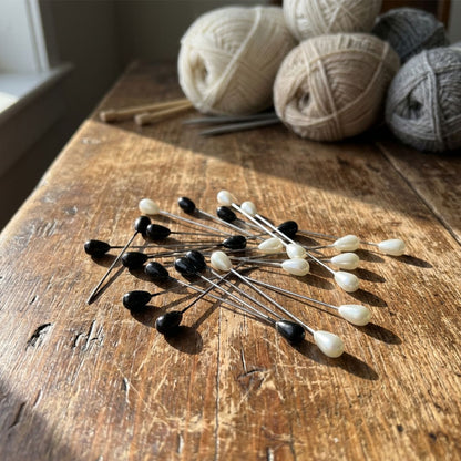 SeeKnit Knappenåler 10 stk perle