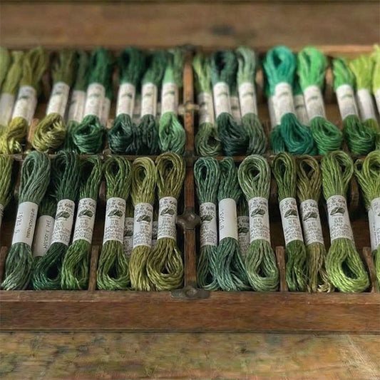 Soie d´Alger broderitråd 100% silke enkeltfarger