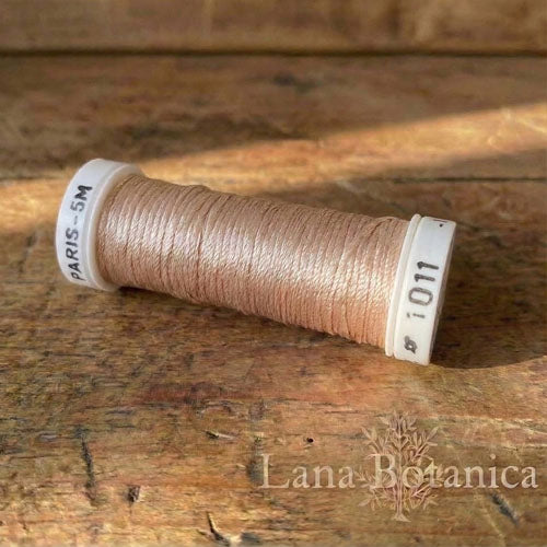 Soie de Paris broderitråd 100% silke enkeltfarger