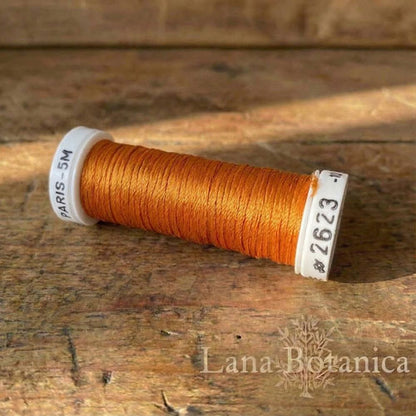 Soie de Paris broderitråd 100% silke enkeltfarger