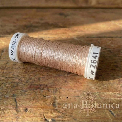Soie de Paris broderitråd 100% silke enkeltfarger