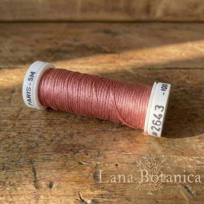 Soie de Paris broderitråd 100% silke enkeltfarger