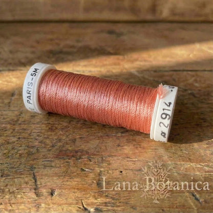 Soie de Paris broderitråd 100% silke enkeltfarger