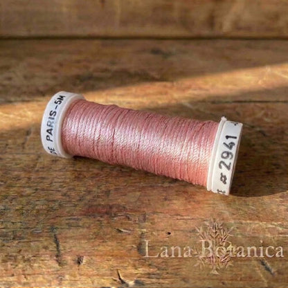 Soie de Paris broderitråd 100% silke enkeltfarger