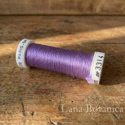 Soie de Paris broderitråd 100% silke enkeltfarger