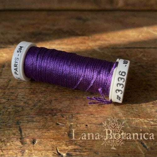 Soie de Paris broderitråd 100% silke enkeltfarger