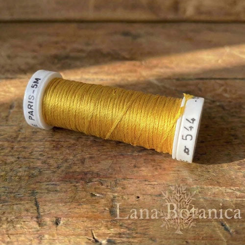 Soie de Paris broderitråd 100% silke enkeltfarger