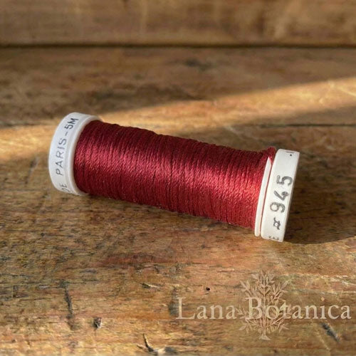 Soie de Paris broderitråd 100% silke enkeltfarger
